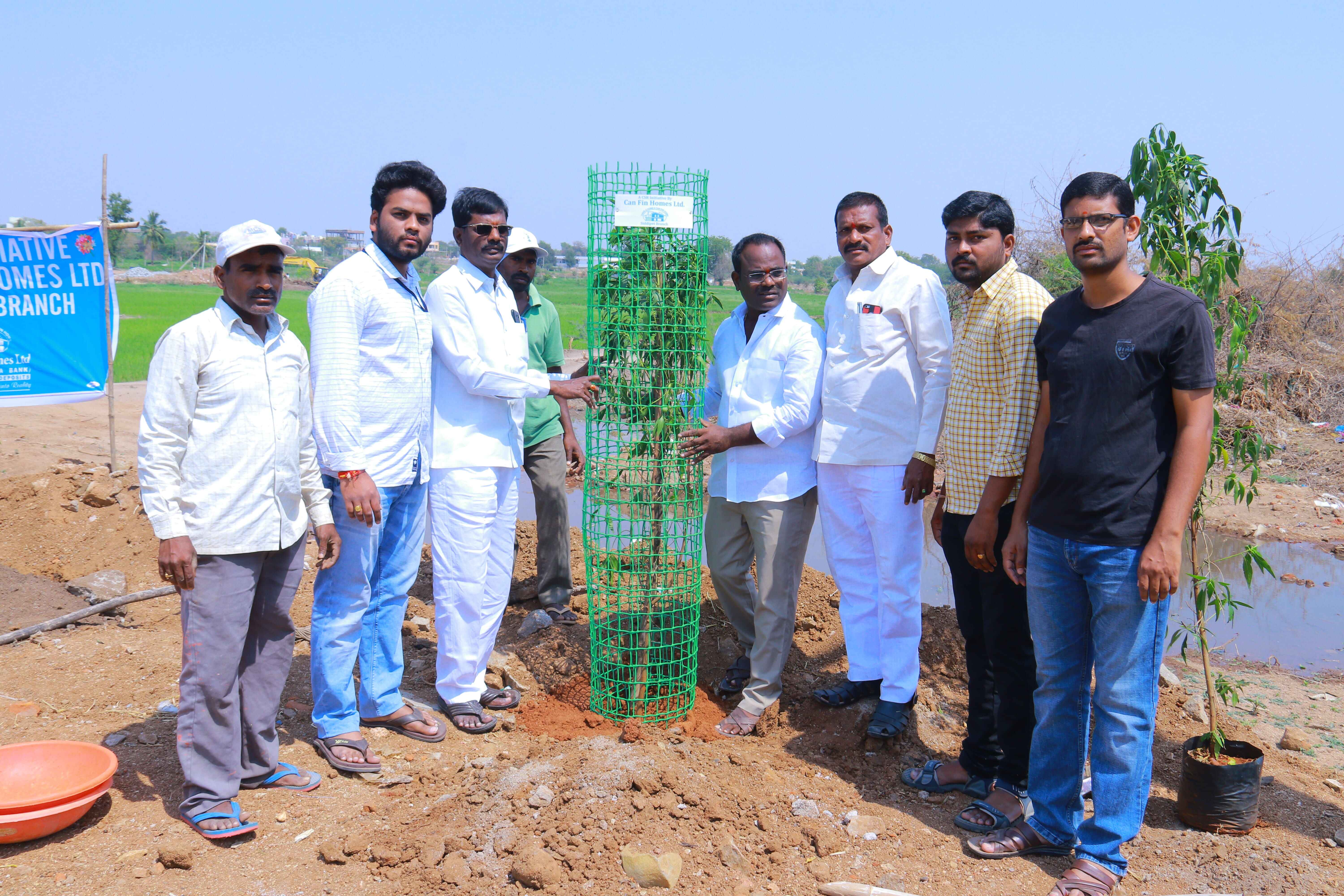 A CSR activity of Siddipet to Tree gaurds to protect plantssaplings in and around Siddipet District